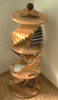 CD rack with spiral